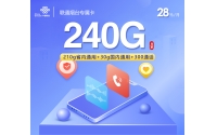 联通烟台专属卡【两年28元240G+300分钟】