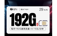 重庆广电卡新【29元192G】