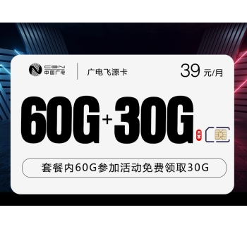 广电飞源卡【39元90G】